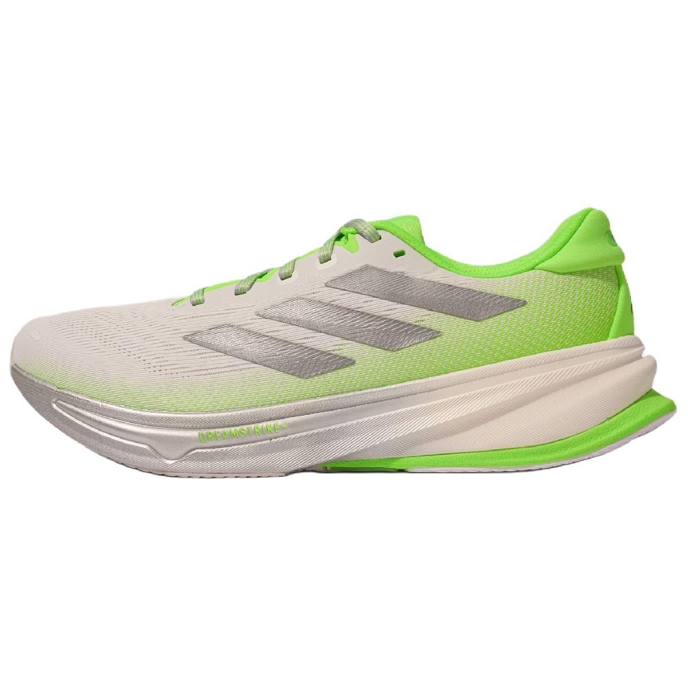 Adidas Supernova Rise 2 Abrasion Resistant Low Top Running Shoes Men's Beige Green