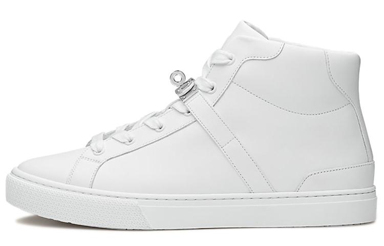 HERMES Daydream Skateboard Shoes Women's White Silver