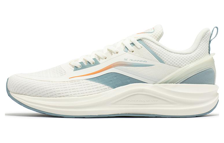 361° Wear-resistant And Lightweight Low-Top Running Shoes Men's White Blue
