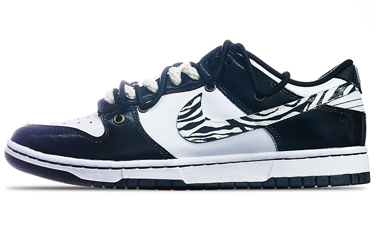 Nike Dunk 'Green Strike' Anti-Slip Wear-Resistant Low-Top Skateboard Shoes Women's Black White
