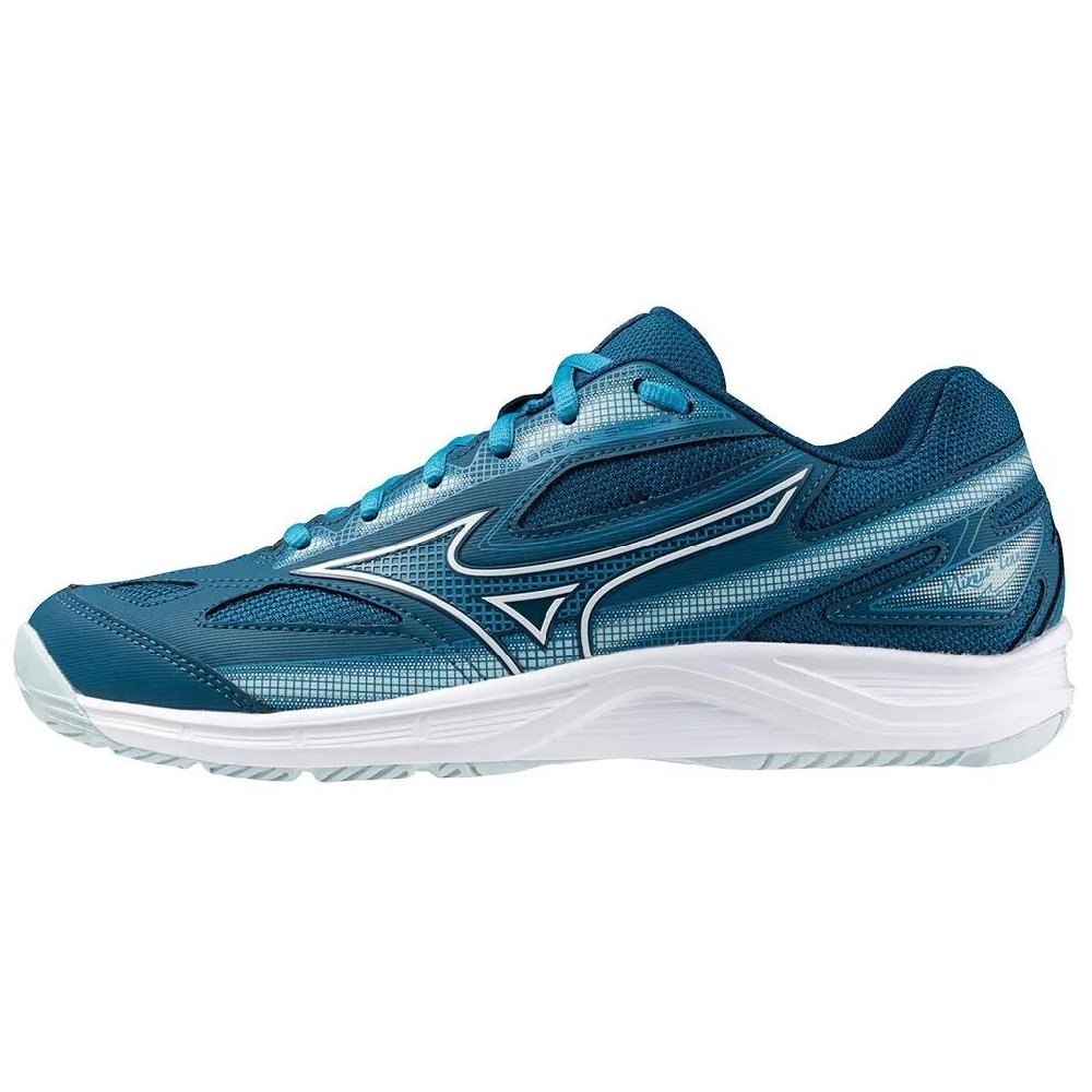 Mizuno Cushioning Anti-Slip And Wear-Resistant Low-Top Tennis Shoes Men's Blue White