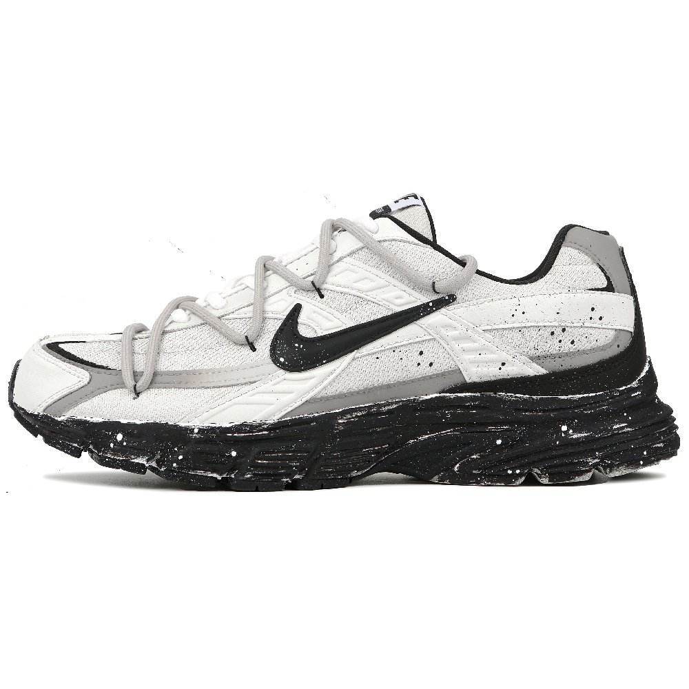 Nike Initiator Cushioning And Breathable Low top Casual City Commute Running Shoes Men's Black White Gray