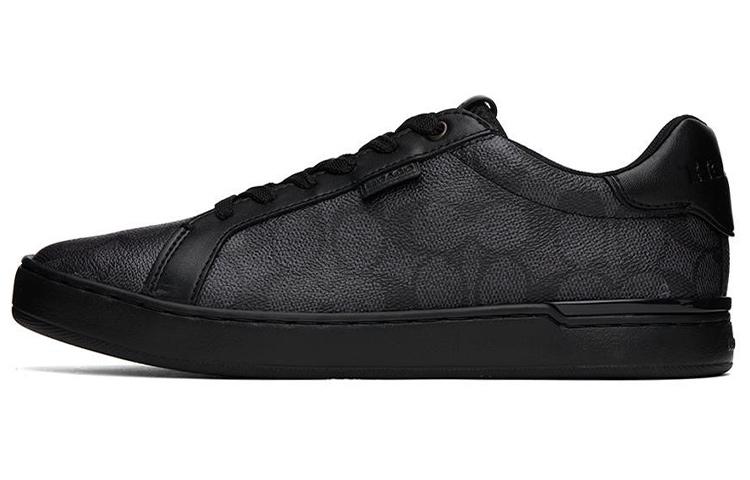 COACH Low Top Stylish Skateboarding Shoes Men's Black