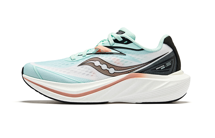 Saucony Slay Full Speed 2 Slip Resistant And Breathable Low top Running Shoes Women's Blue White Black