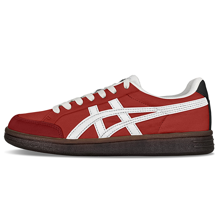 Onitsuka Tiger Advanti Anti Slip Wear Resistant Low Top Skateboard Shoes Unisex Red White