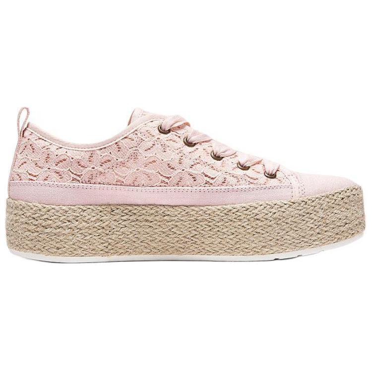 Skechers Bob's Low Top Canvas Shoes Women's Pink