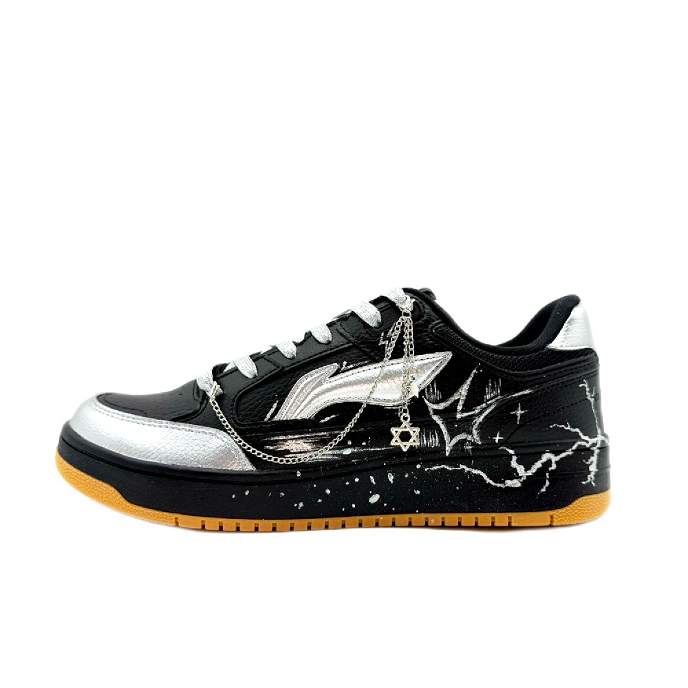 LiNing Tianji Abrasion Resistant Breathable Low Top Skateboard Shoes Men's Galaxy