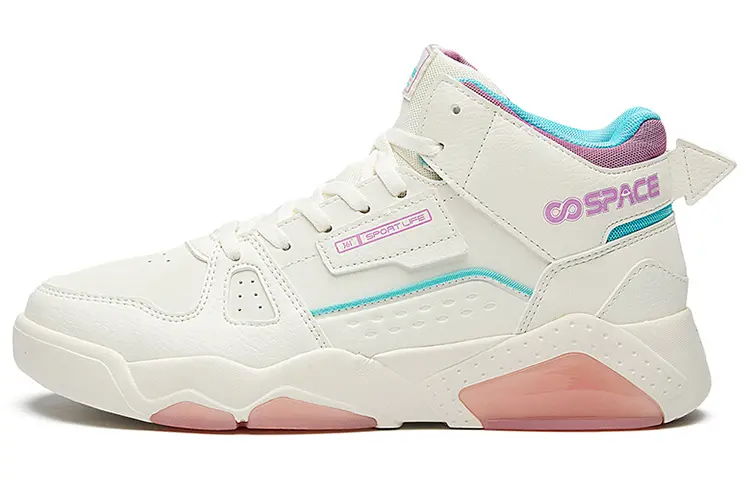 361° High-Top Skateboard Shoes Women's White Purple