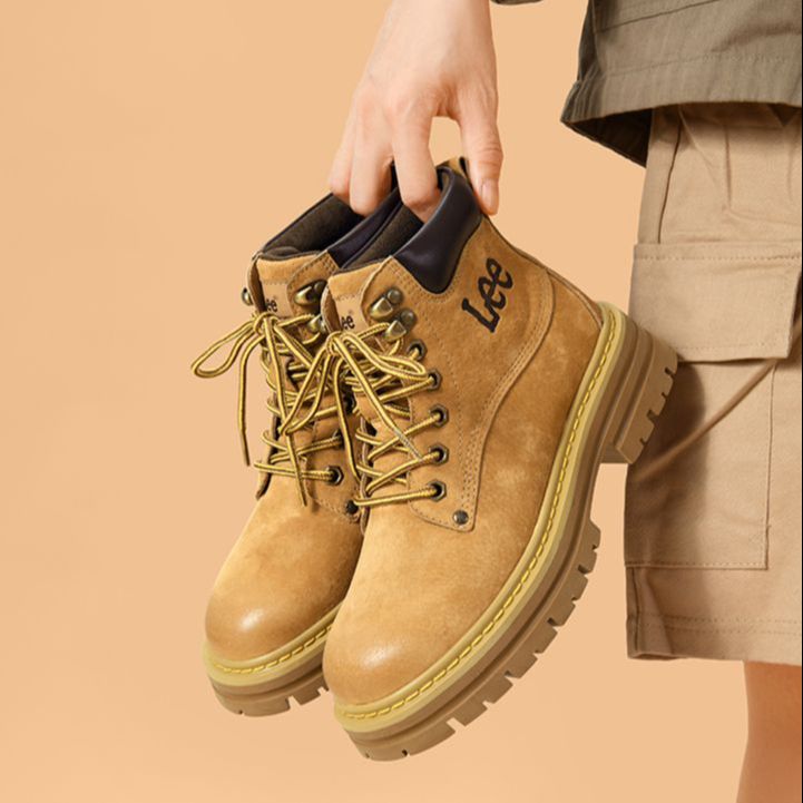 Lee Short Martin Boot Unisex Fleece-Lined