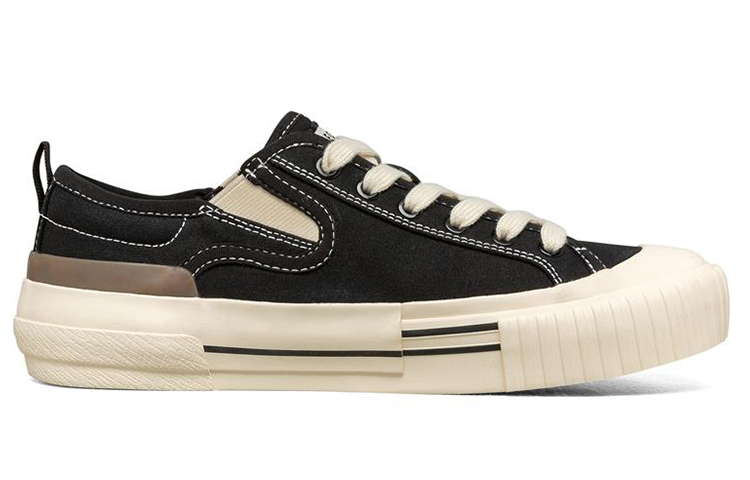 Skechers New Moon Canvas Shoes Gs Black Women's