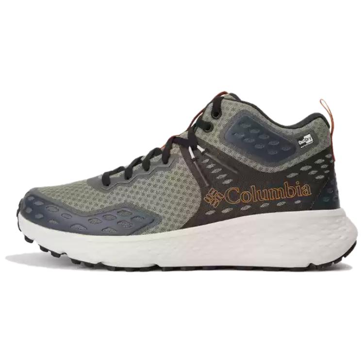 Columbia Konos Anti-Slip Wear-Resistant Mid-Top Trekking Shoes Men's Green