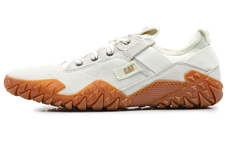 CAT Griplite Durable Breathable Lightweight Low-Top Sports Casual Shoes Unisex White
