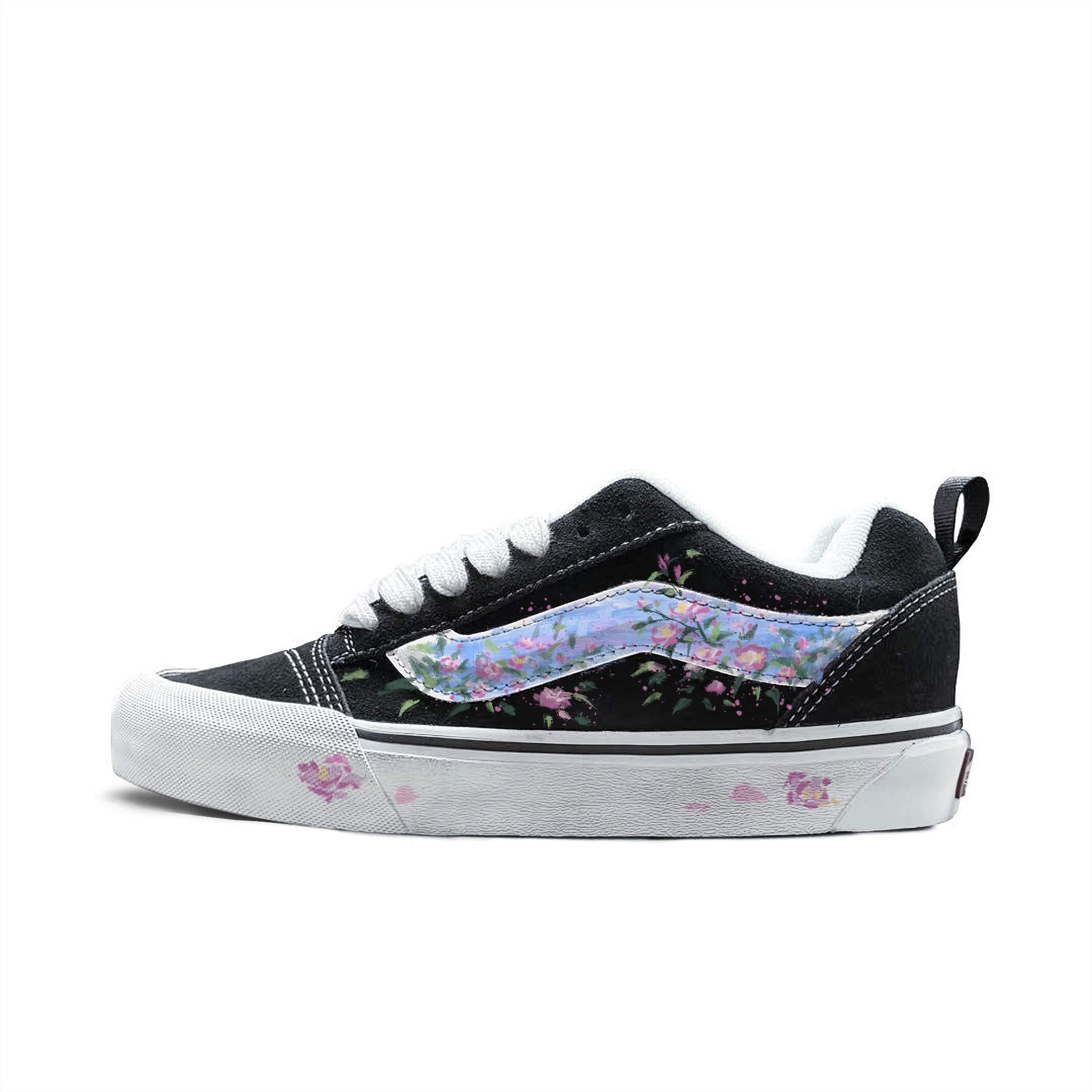 Vans Knu Skool Abrasion Resistant Low top Skateboard Shoes Unisex Blue