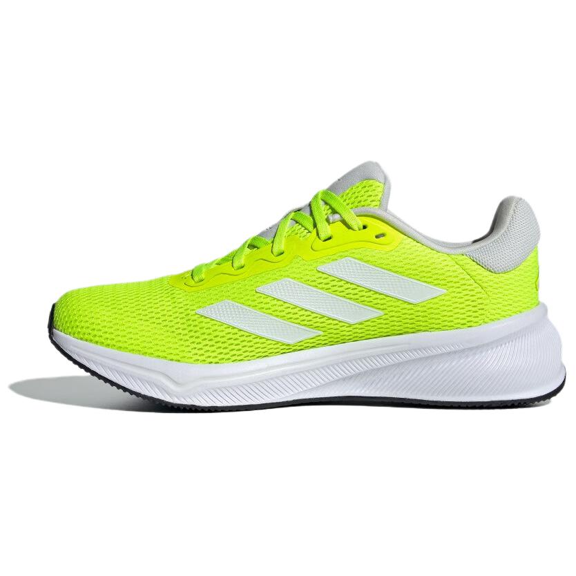 Adidas Anti-Slip Wear-Resistant Low-Top Long Distance Running Running Shoes Men's Yellow White