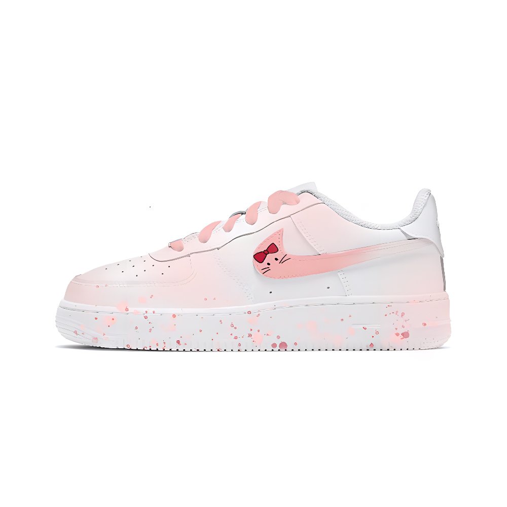 Nike Air Force 1 Caitlyn Love Cushioning, Wear Resistant Low Top Skateboard Shoes Unisex Pink
