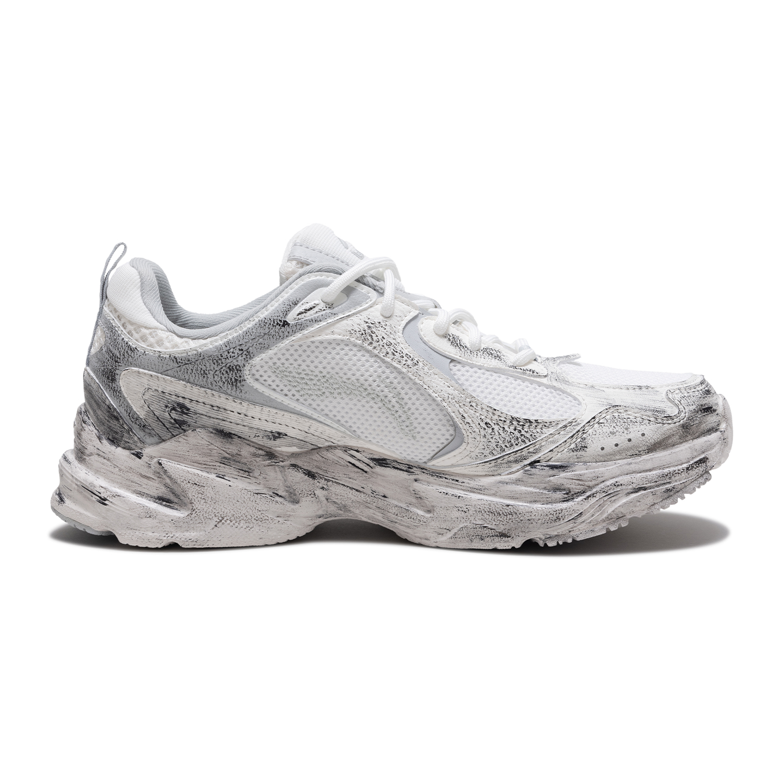 LiNing Abrasion Resistant Height Increasing Slip Resistant Low top Casual City Commute Running Shoes Men's Black