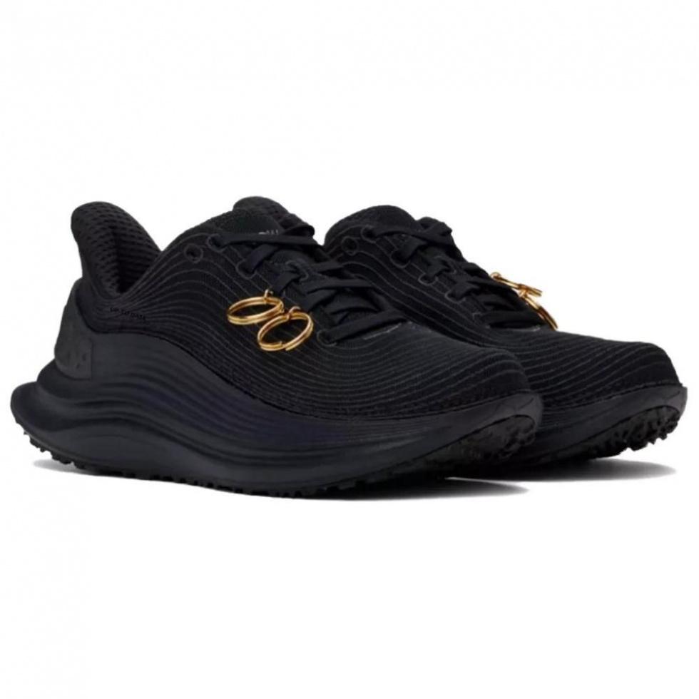 Comme Des Garcons x HOKA ONE ONE Anti-Slip Wear-Resistant Low-Top Casual Running Shoes Unisex Black Gold купить в интернет-магазине Yoocart с быстрой доставкой по России.