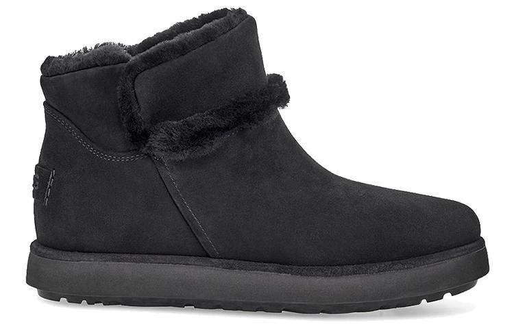 UGG Classic Mini Spill Seam Blvd Snow Boots Black Women's
