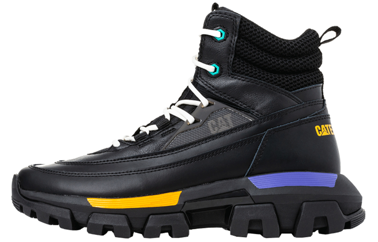 CAT Re-Powered Lunar Rover Chunky Sneakers Unisex High-Top Black