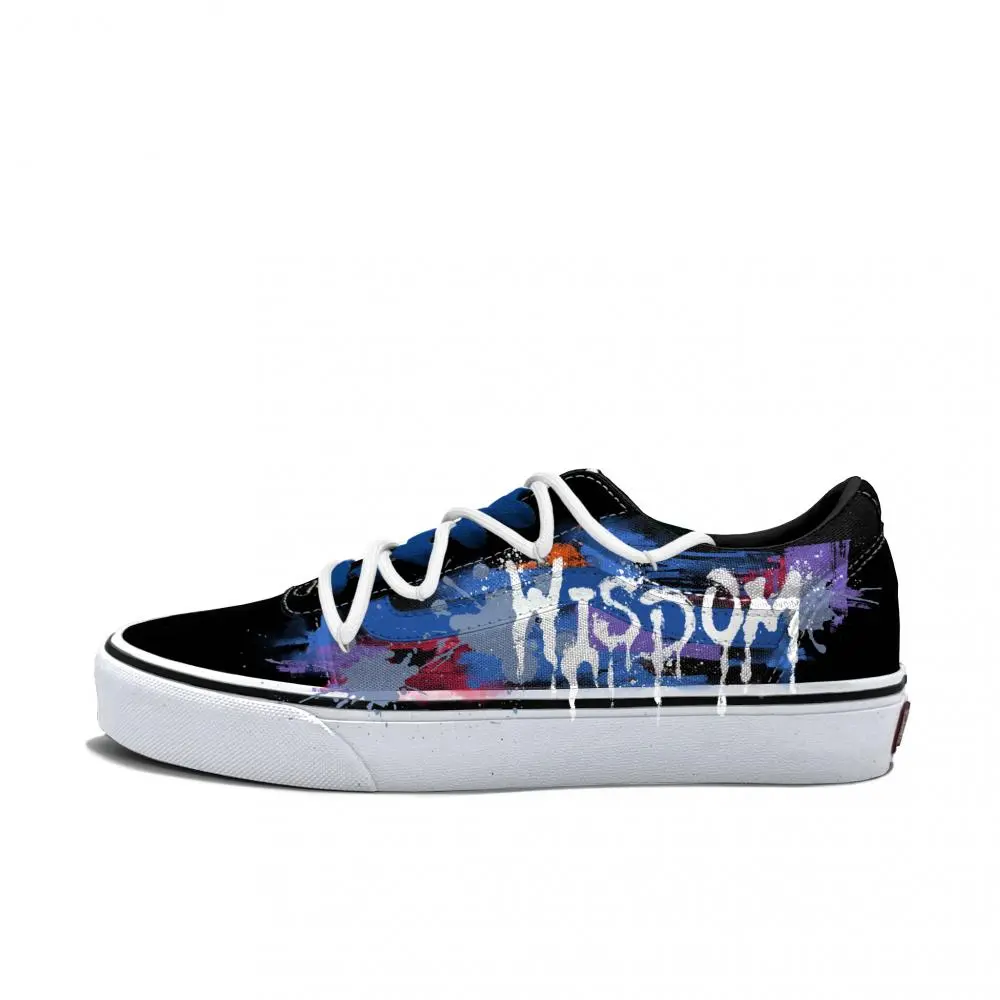 Vans Ward Abrasion Resistant Low Top Skateboard Shoes Men's Blue
