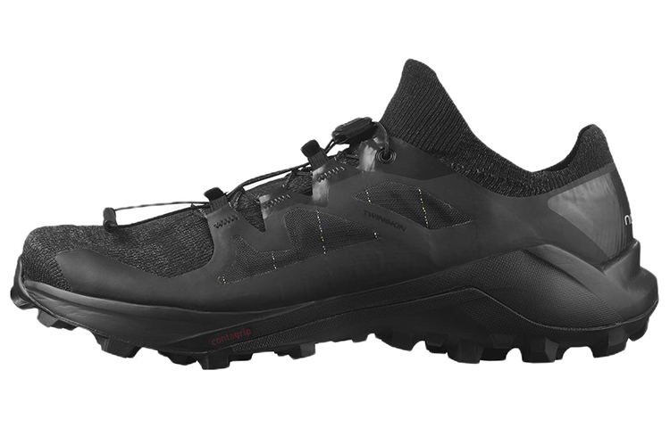 SALOMON Cross Pro Slip Resistant, Abrasion Resistant, Waterproof, And Breathable Lightweight Low Top Shoes Men's Black