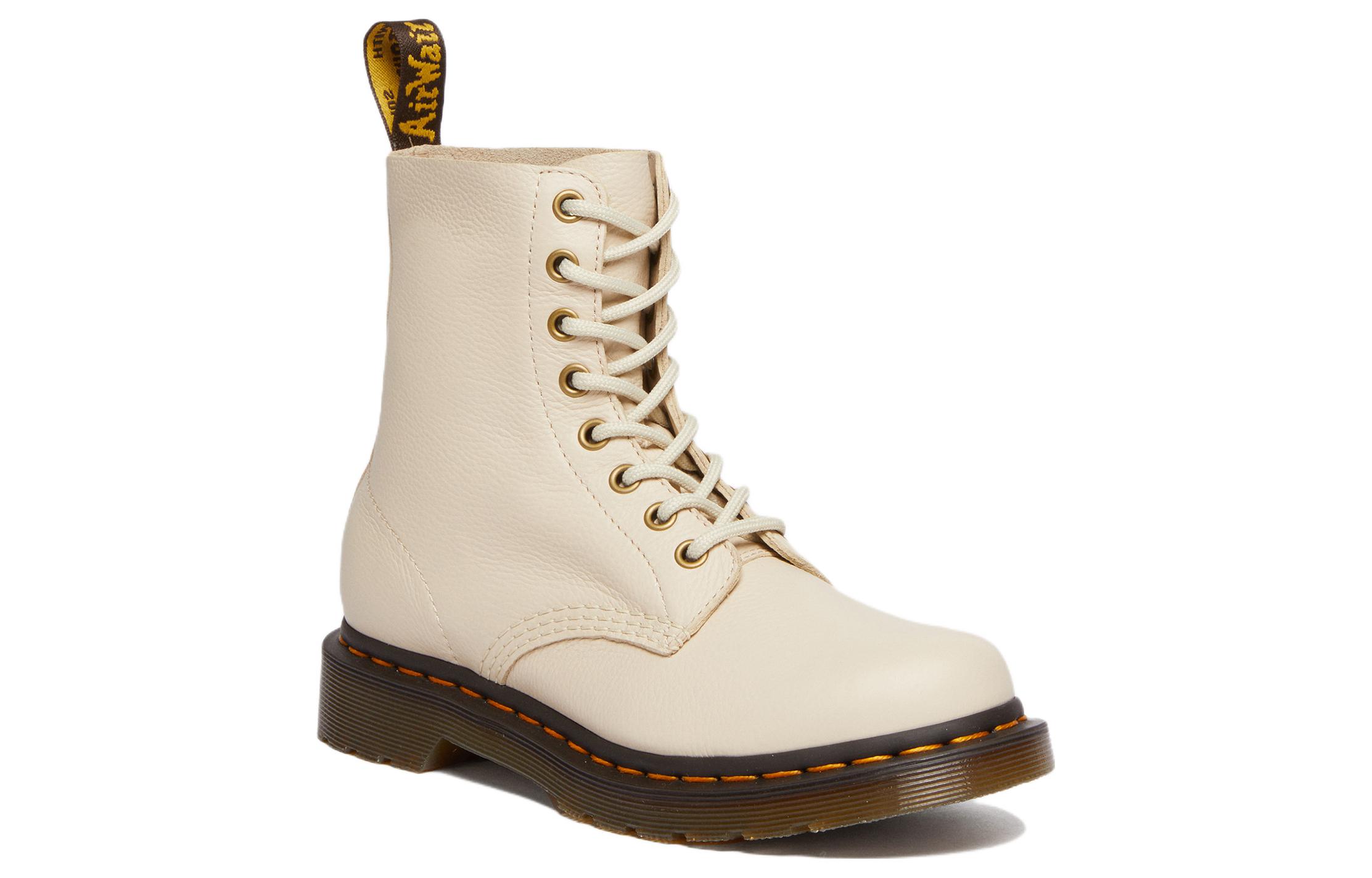 Dr. Martens Dr.Martens 1460 Pascal Virginia Leather Boots 'Parchment Beige' Women's купить в интернет-магазине Yoocart с быстрой доставкой по России.