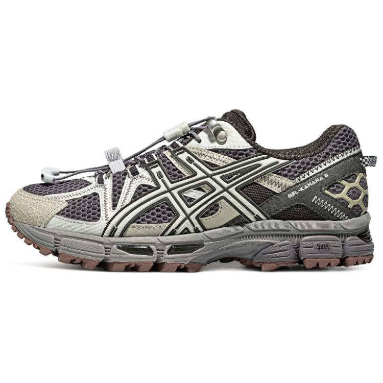 Asics Gel Kahana 8 Breathable Low Top Running Shoes Women's Gray Silver
