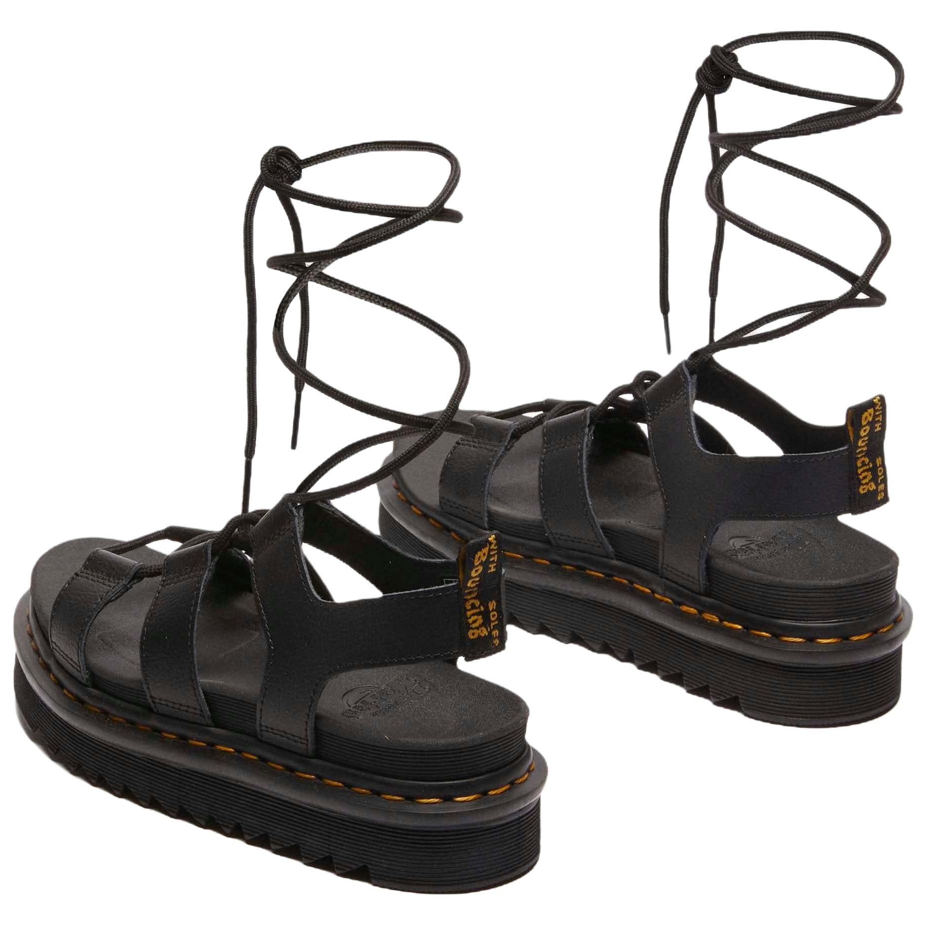 Dr. Martens Nartilla Athena Leather Gladiator Sandals Black Women's купить в интернет-магазине Yoocart с быстрой доставкой по России.