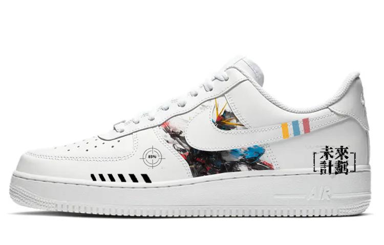 Nike Air Force 1 Anti-Slip Wear-Resistant Low-Top Skateboard Shoes Men's Pure White