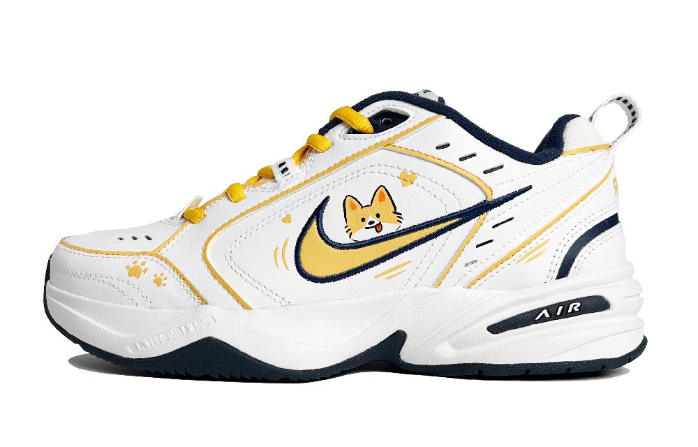 Nike Air Monarch 4 Chunky Sneakers Unisex Low-Top Yellow