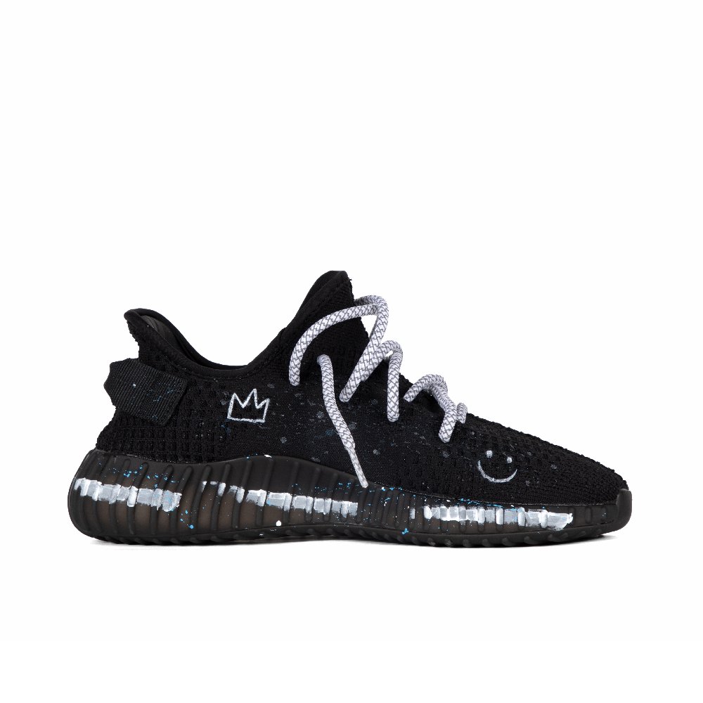 Adidas Originals Yeezy Boost 350 V2 Low Top Casual Shoes Unisex Black