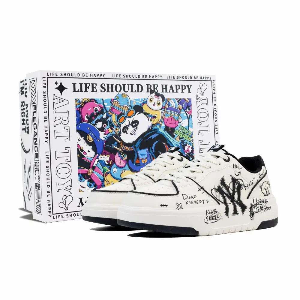 MLB Chunky Liner Skateboard Shoes Unisex Low top Black