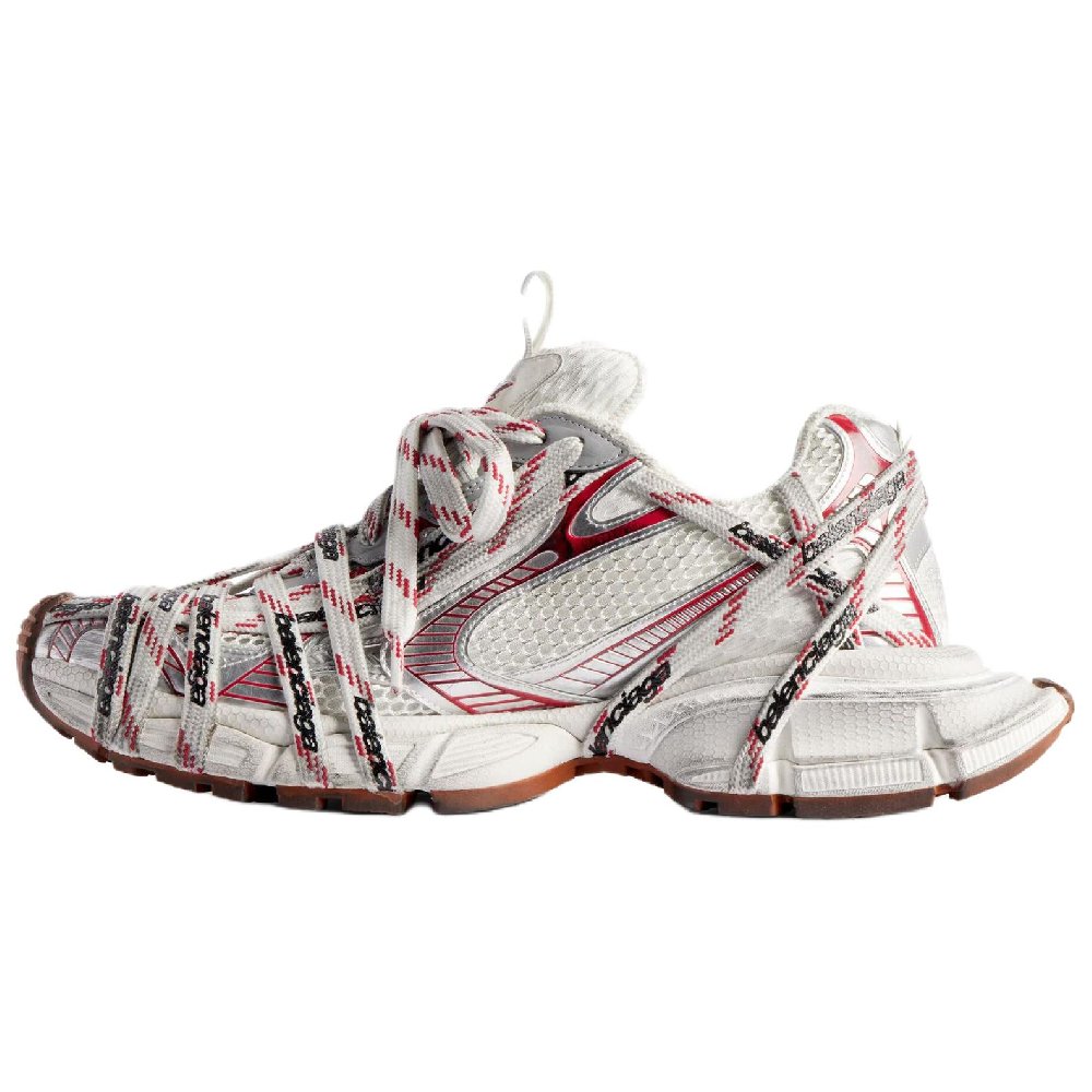 Balenciaga 3XL Extreme Low Top Chunky Sneakers Men's Red