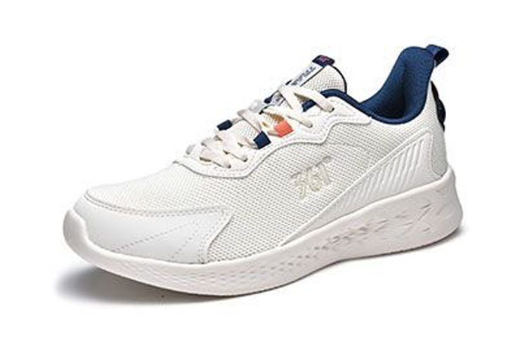 361° Cushioning, Slip Resistant, Abrasion Resistant, Breathable Low Top Running Shoes Women's White Blue