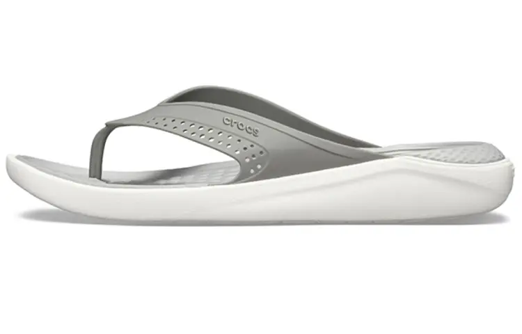 Crocs LiteRide Beach Gray Slippers