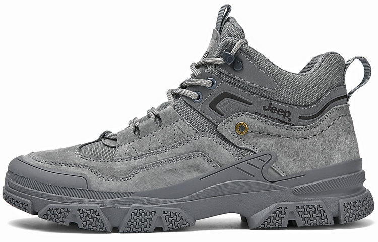 Jeep Fashion Collection Ankle-Length Outdoor Boots Men's Gray