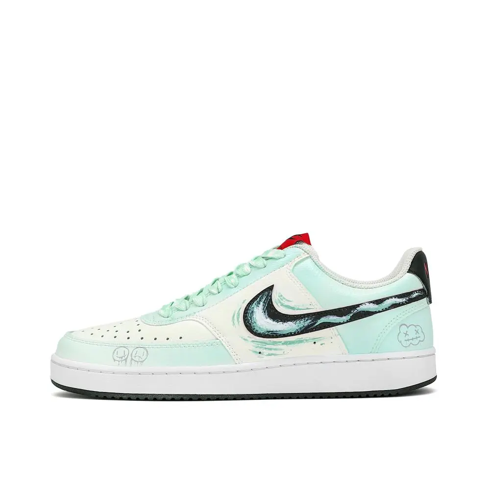 Nike Court Vision 1 Mint Heartfelt Abrasion Resistant Balance Low top Skateboard Shoes Men's Green
