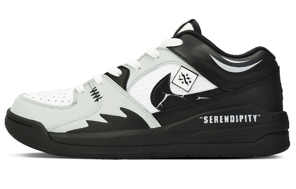 Jordan Stadium 90 Magnetic Effect Black Warrior Low-Top Casual Shoes Men's Black Gray
