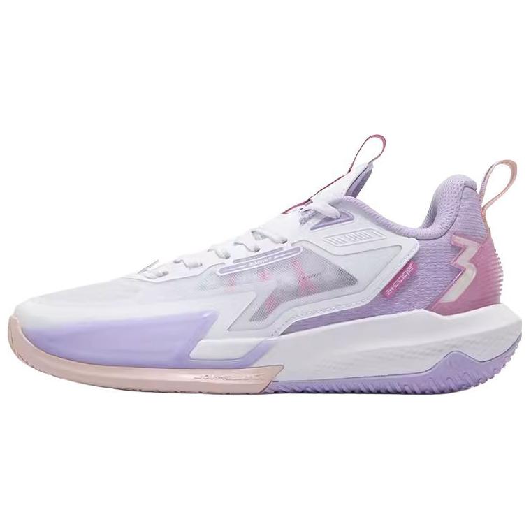 361° Basketball Shoes Men Low-Top 361° White/Digital Lavender