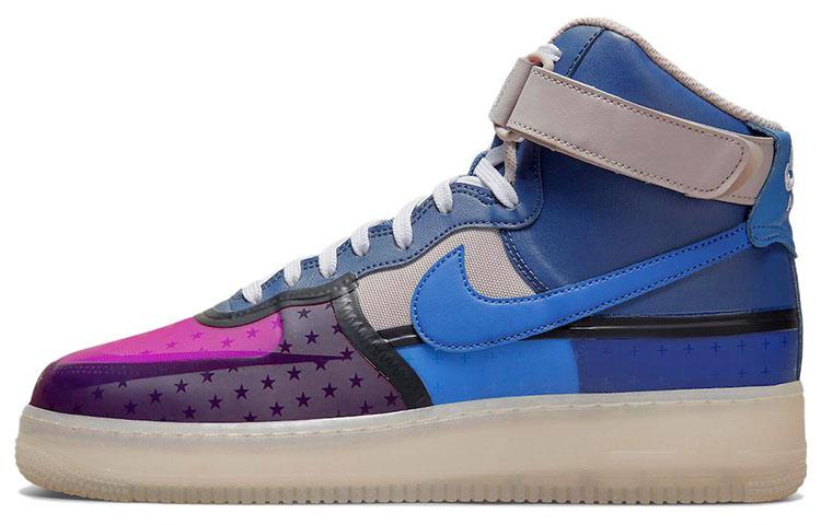 Nike Air Force 1 High '07 Premium Thunder Blue Pink Prime