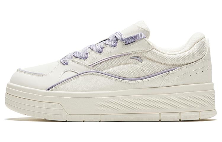 Anta Gentle Breeze Durable Breathable Low-Top Skateboard Shoes Women's Ecru