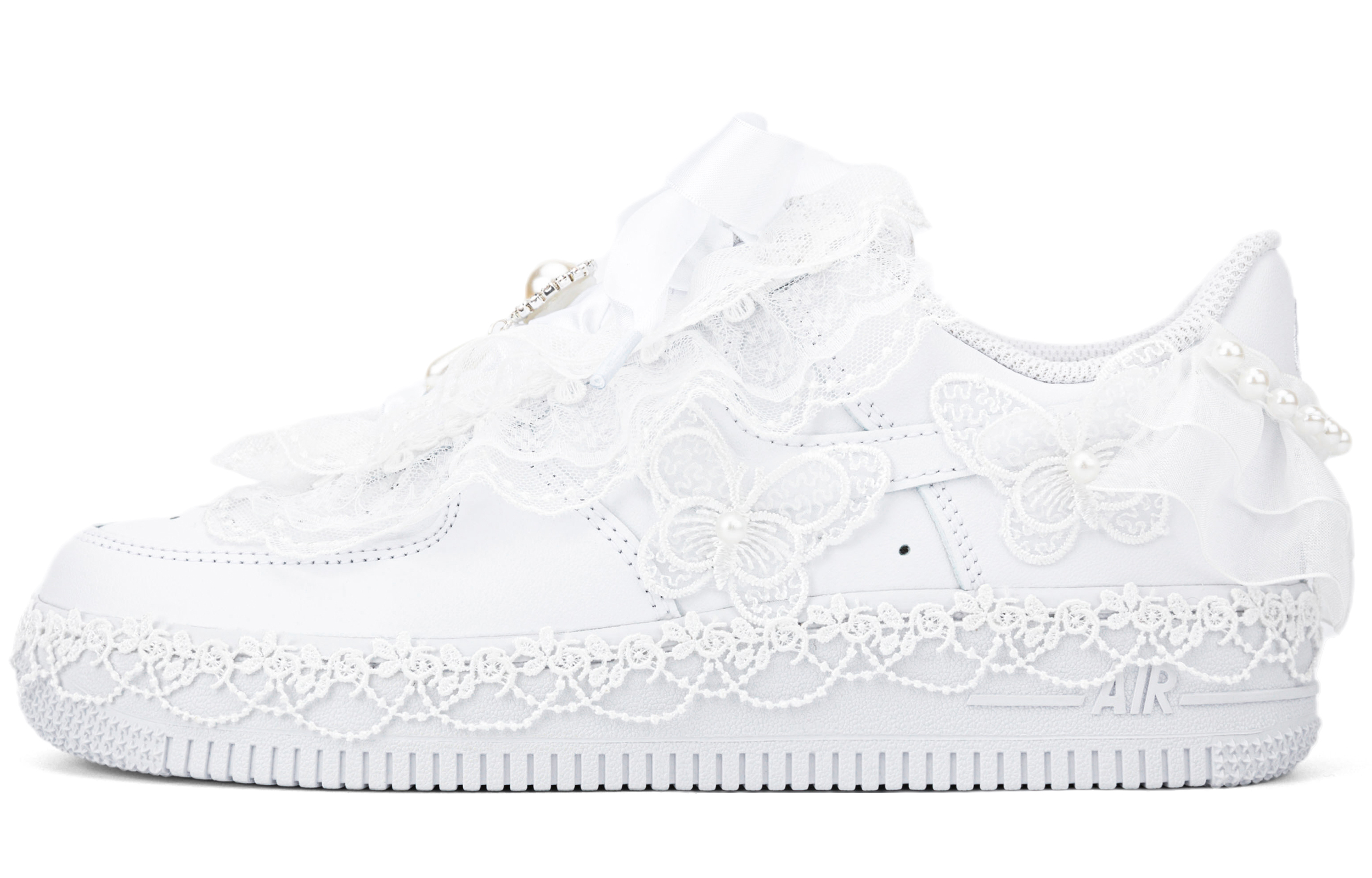 Nike Air Force 1 Low Slip Resistant, Abrasion Resistant, Lightweight Low Top Skateboard Shoes Women's White
