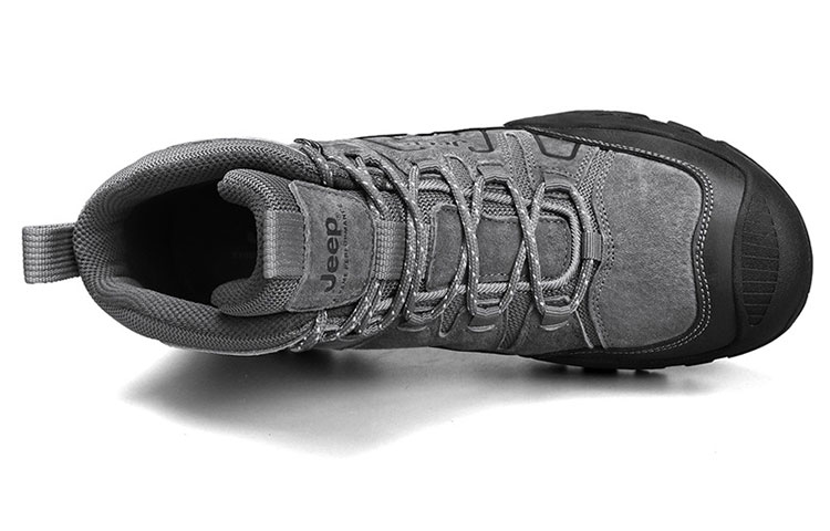 Jeep High Top Outdoor Shoes Men's Gray купить в интернет-магазине Yoocart с быстрой доставкой по России.
