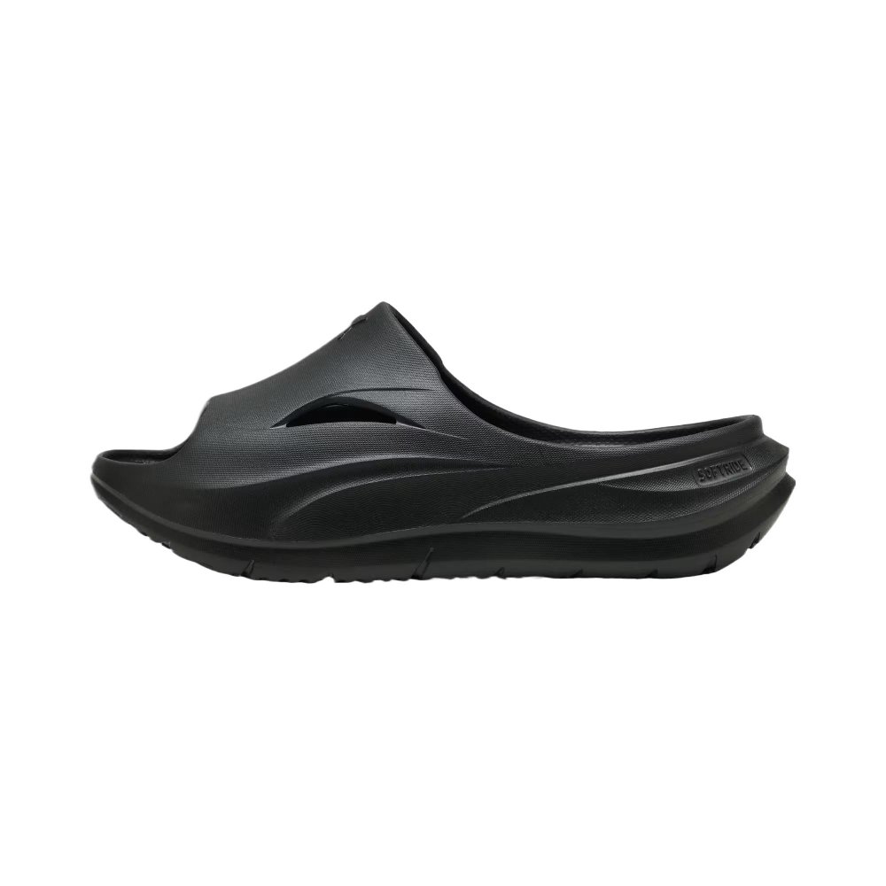 PUMA Softride Slip Resistant Slide Slippers Unisex Black