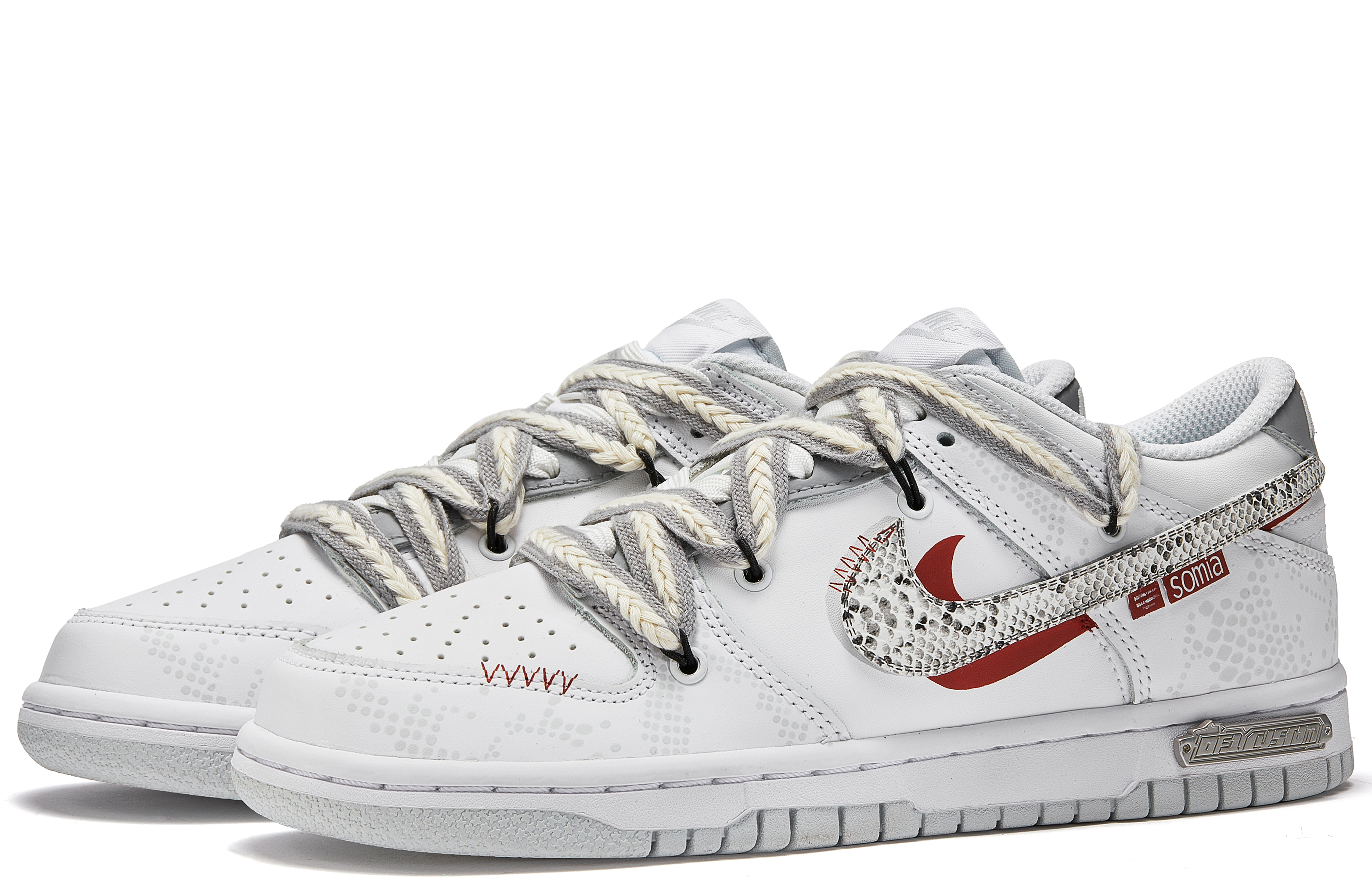 Nike Dunk Skateboard Shoes Men's Low top Red/White купить в интернет-магазине Yoocart с быстрой доставкой по России.