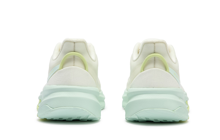 361° Riding Mountain Cushioning, Slip Resistant, And Abrasion Resistant Low Top Running Shoes Women's White Green