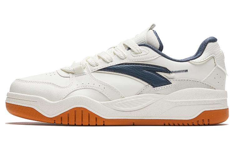 Anta Wave Shoe Height Increasing Low top Skateboard Shoes Women's White Blue Brown