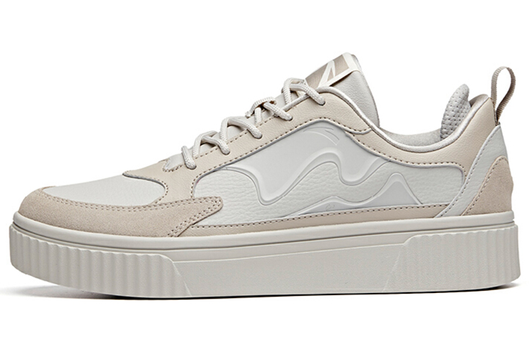 Anta Life Collection Coverage Slip Resistant Waterproof Abrasion Resistant Low Top Skateboard Shoes Men's Gray