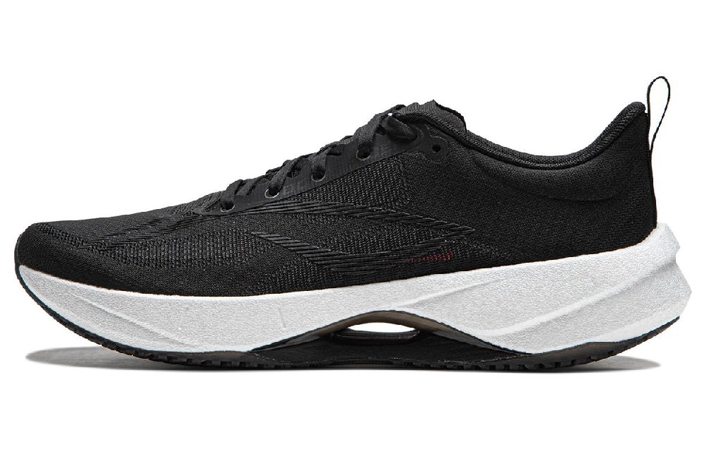 LiNing Super Light 21 Slip Resistant, Abrasion Resistant, Breathable Low top Sprint Running Shoes Men's Black