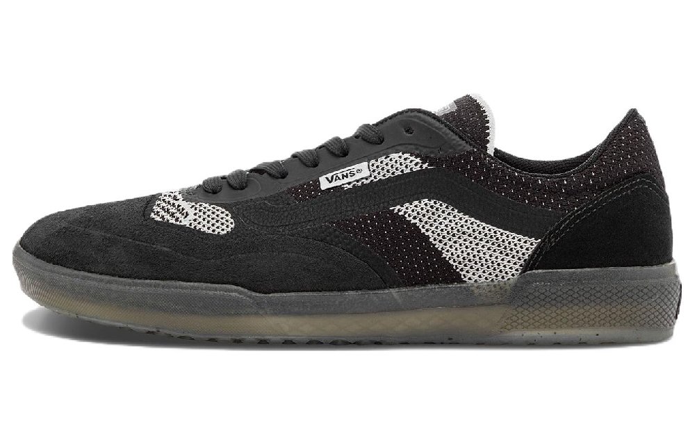 Vans Ave Classic Vcu Anti-Slip Wear-Resistant Lightweight Breathable Low-Top Skateboard Shoes Unisex Black White